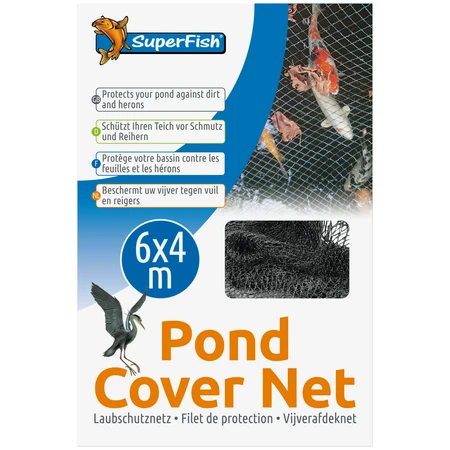 Superfish Vijverafdeknet 6x4m+14 pinnen 1Stuk - afbeelding 1