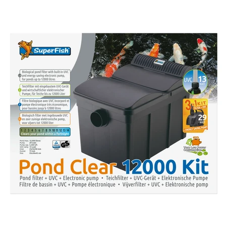 Superfish Vijverfilter pondclear kit 12000 1Stuk - afbeelding 2
