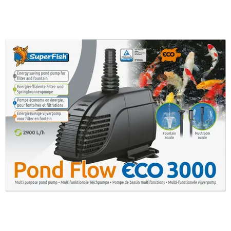 Superfish Vijverpomp pond flow eco 3000 1Stuk
