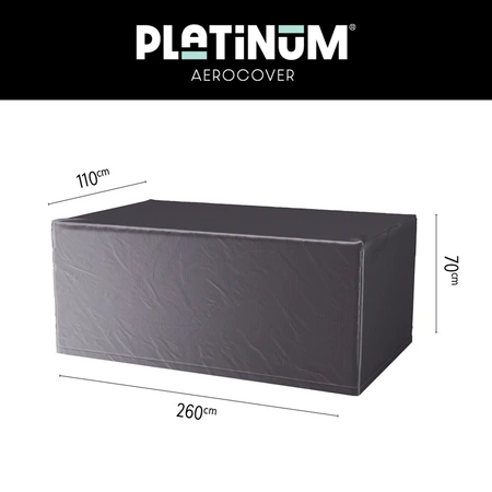 Table cover 260x110xH70 Anthracite - afbeelding 1