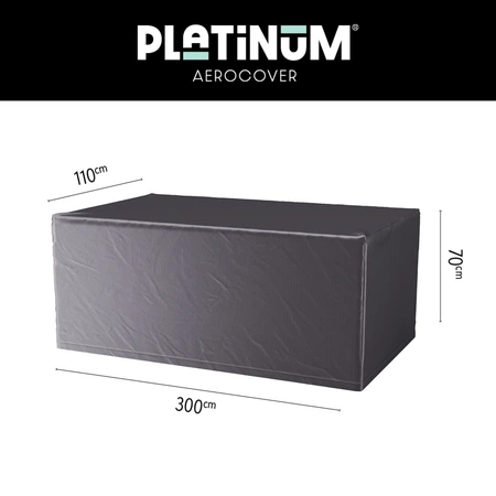 Table cover 300x110xH70 Anthracite - afbeelding 1