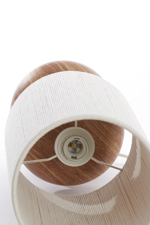 Light & Living Table lamp Ø22x67,5 cm DANIALO wood print natural+rope cream - afbeelding 4