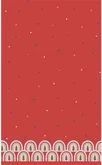 Duni tafelkleed Candyman rood 138 x 220 cm