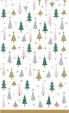 Duni tafelkleed Noel Trees wit 138 x 220 cm