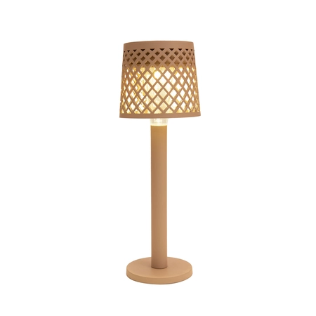 Tafellamp solar 25.5x9cm zand