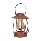 Tafellamp solar mtl 19x16cm terra