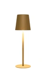 Tafellamp USB mini 27.5x7cm goud