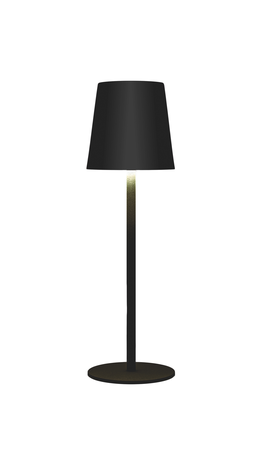 Tafellamp USB mini 27.5x7cm zwart