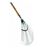 Talen Tools gazonhark verzinkt rond met steel