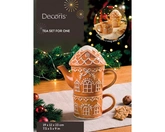 Tea for one dolomiet L19b12h23cm brn 3st - afbeelding 2