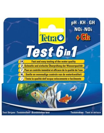 Tetra Doos A 25 Teststroken 6 In 1