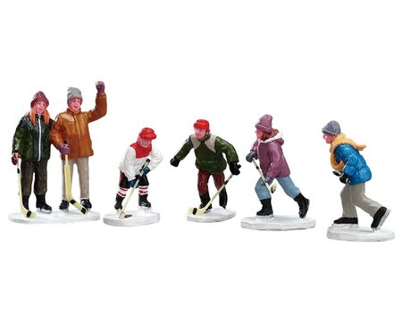 The Home Team, Set Of 5 - Lemax kerstfiguren