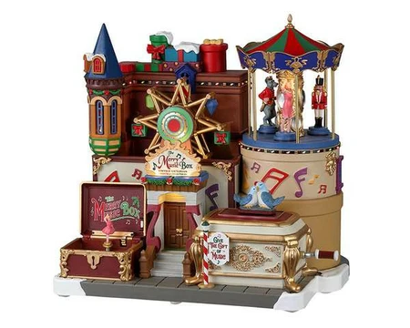 Lemax The Merry Music Box + 4,5 Volt Adapter - L
