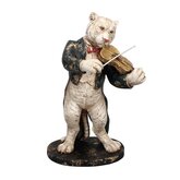 Tijger met viool beeld H17cm - afbeelding 2
