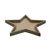 Tray ster hout d38.3cm 