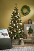 Triumph Tree Kunstkerstboom Forest Frosted slim groen - H 155 x Ø 86 cm - afbeelding 4