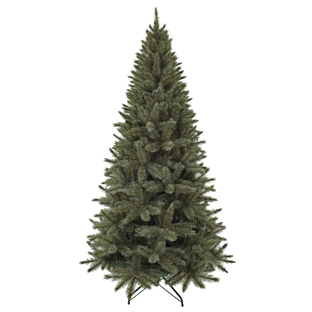 Triumph Tree Kunstkerstboom Forest Frosted slim newgrowth blauw - H 155 x D 86 cm - afbeelding 1