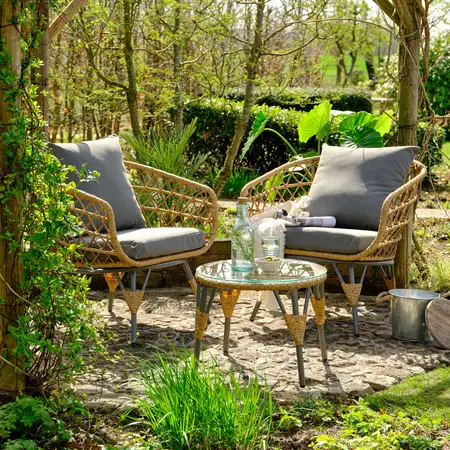Tuinset Sintra Wicker Outdoor Naturel - afbeelding 2
