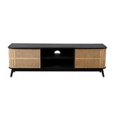 TV-kast 160x44x50cm met zwart - afbeelding 2
