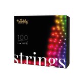 Twinkly strings 100L RGB - 8m - 2,5m lead black - afbeelding 1