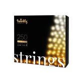 Twinkly strings 250L cold/warm white - 20m - 2,5m lead black