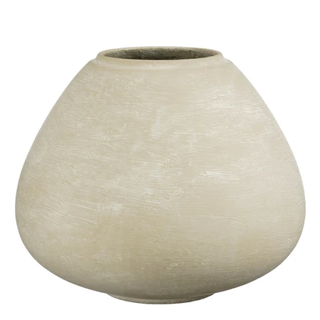 Ares pot rond l.grijs - h43xd52cm