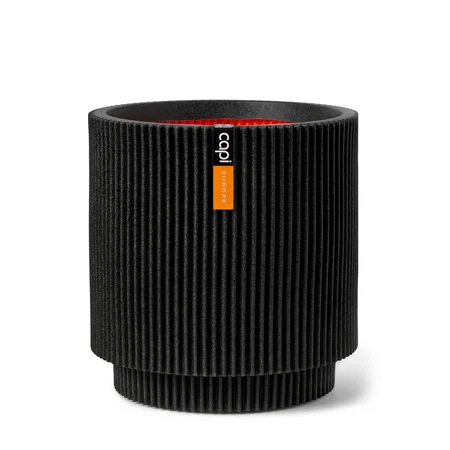 Vaas cilinder Groove NL 36x38 zwart