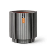 Vaas cilinder Groove NL 44x46 antraciet