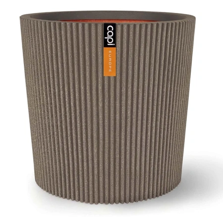 Vaas conisch Gr NL 45x41 warm taupe - afbeelding 2