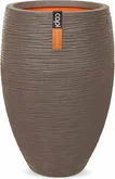 Vaas elegant deluxe Rib 56 x 85 cm warm taupe