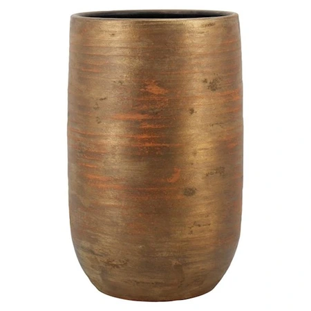 Vaas Funchal d26h40cm goud - afbeelding 1