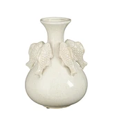 Gisele vaas wit - h24,5xd17cm