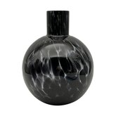 Vaas Glas Black Cheetah - Ø 17,5 x H 23 cm