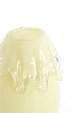 Light & Living Vase Ø17,5x23 cm LYSIRA glass light yellow - afbeelding 2