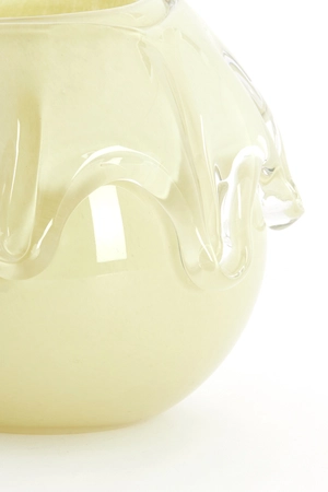 Light & Living Vase Ø17x14,5 cm LYSIRA glass light yellow - afbeelding 3