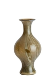 Light & Living Vase Ø19x40 cm JORVEN glass taupe+olive green
