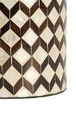 Light & Living Vase deco Ø16x26,5 cm OLITE bamboo cream+dark brown - afbeelding 3