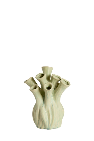 Light & Living Vase deco Ø17,5x20 cm LYSET ceramics light green - afbeelding 1
