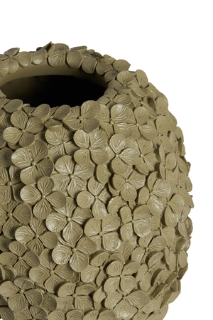 Light & Living Vase deco Ø17x20 cm VIOLETA matt olive green-taupe - afbeelding 2