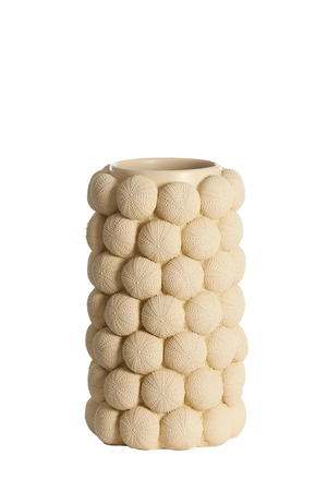 Light & Living Vase deco Ø19x32,5 cm SEA URCHIN cream - afbeelding 1