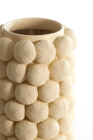 Light & Living Vase deco Ø19x32,5 cm SEA URCHIN cream - afbeelding 2