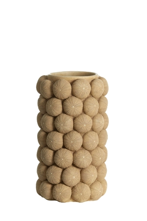 Light & Living Vase deco Ø19x32,5 cm SEA URCHIN sand - afbeelding 1