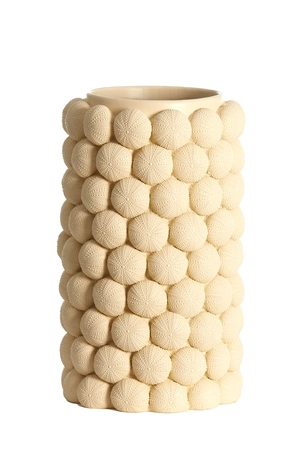 Light & Living Vase deco Ø25x40 cm SEA URCHIN cream - afbeelding 1