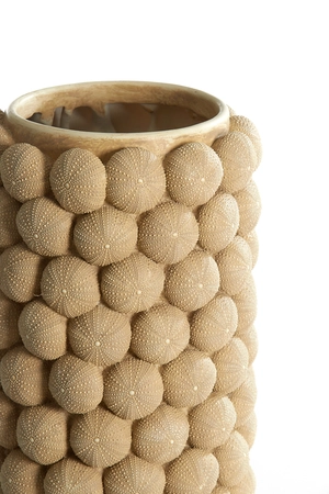 Light & Living Vase deco Ø25x40 cm SEA URCHIN sand - afbeelding 2