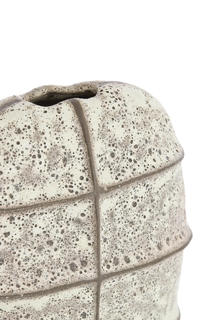 Light & Living Vase deco 32x16x36 cm MANTU ceramics matt dark brown+cream - afbeelding 3