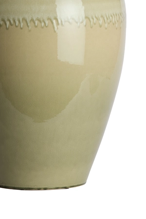 Light & Living Vase deco Ø40x52 cm VALERIA ceramics light green+cream - afbeelding 3