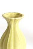 Light & Living Vase deco Ø8,5x15,5 cm SHIREL ceramics yellow-green - afbeelding 2