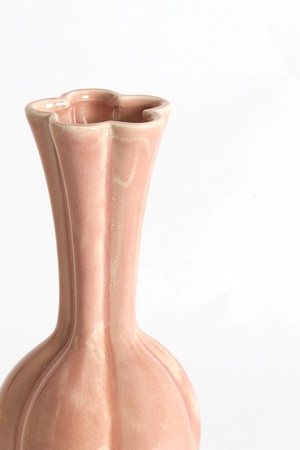 Light & Living Vase deco Ø8x17 cm SYDELL ceramics pink - afbeelding 2