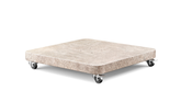 Venezia round edge 90kg (met wieltjes)