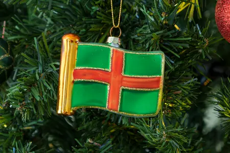 Vierdaagse Vlag kerstbal - afbeelding 1